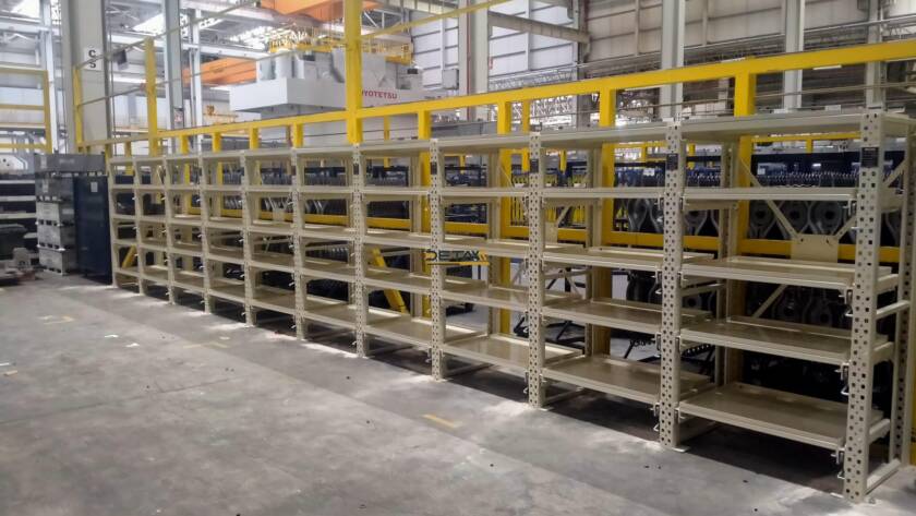 AÇILIMLI ÇEKMECELİ KALIP RAFI 2