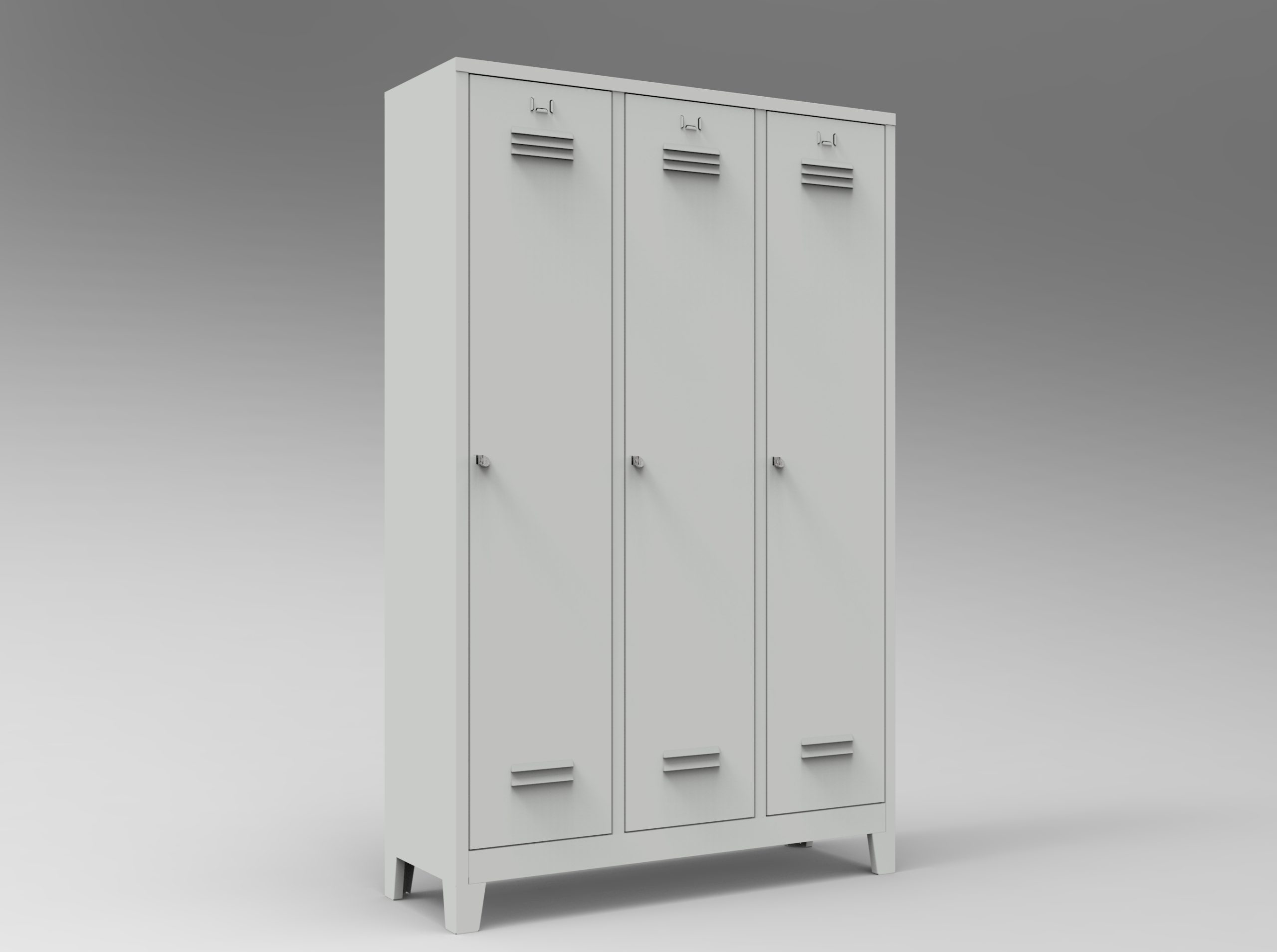 Three-Compartment Locker DT-15-3003