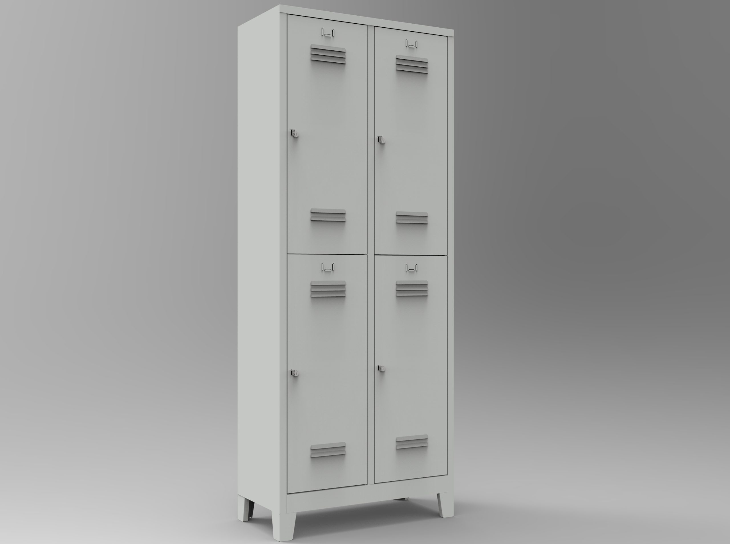 Four-Compartment Locker DT-15-3004