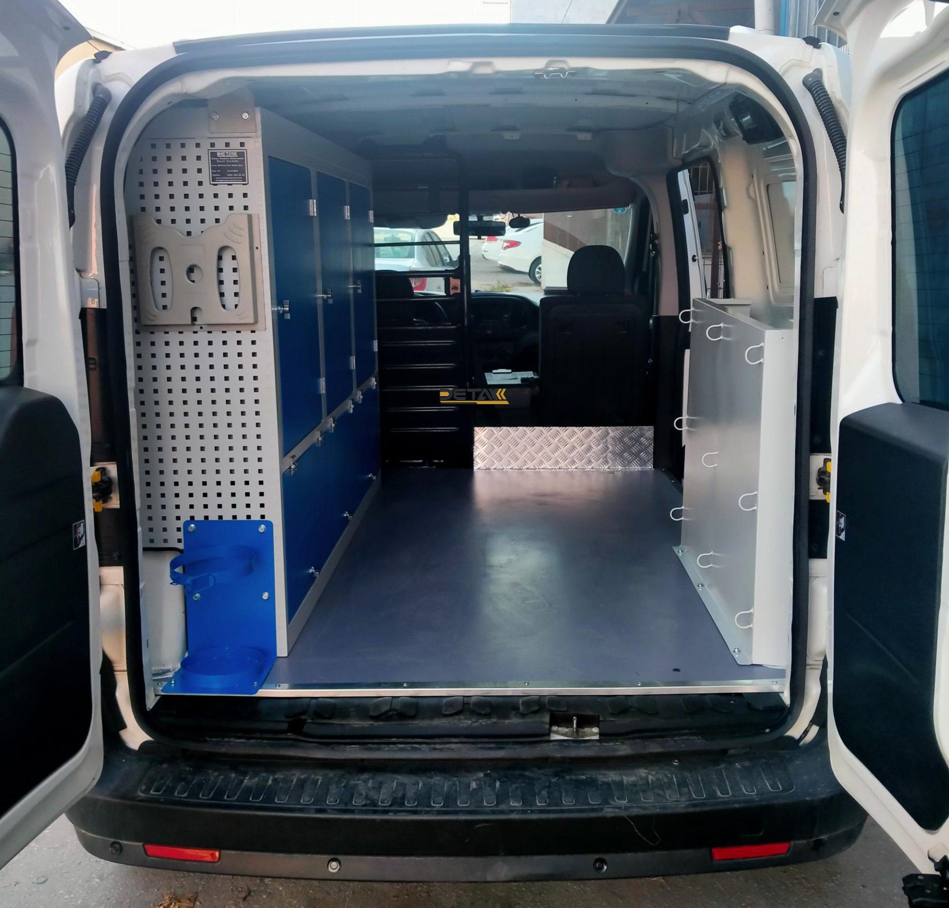 DOBLO MAXİ TEK SOL GRUP KAPILI RAFLI MODEL