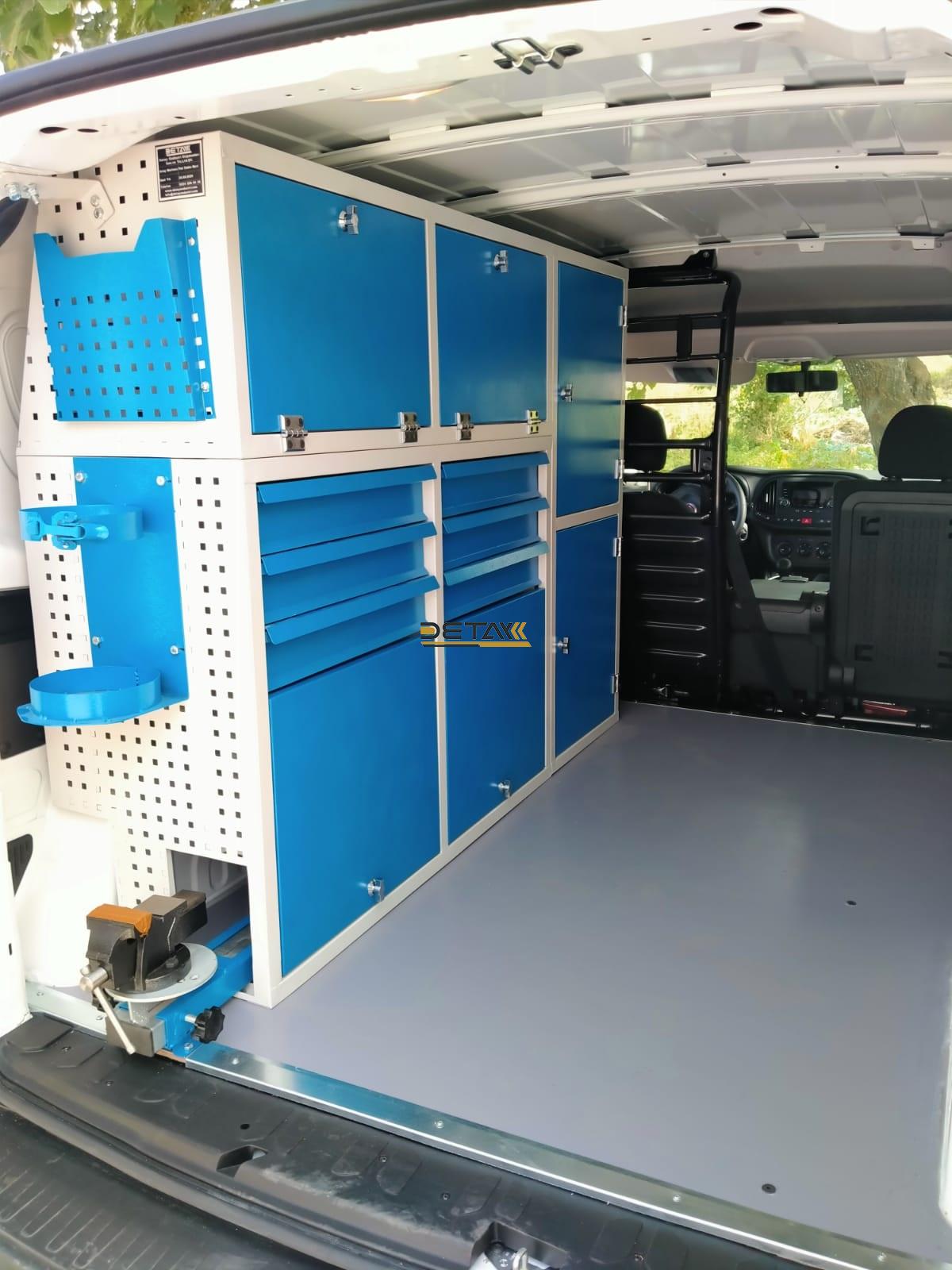 Doblo Maxi Car Hardware Single Left Group Drawer Model