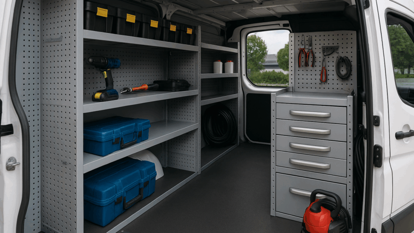 Mobil Tamirhanelerde Araç İçi Raf ve Depolama Düzeni