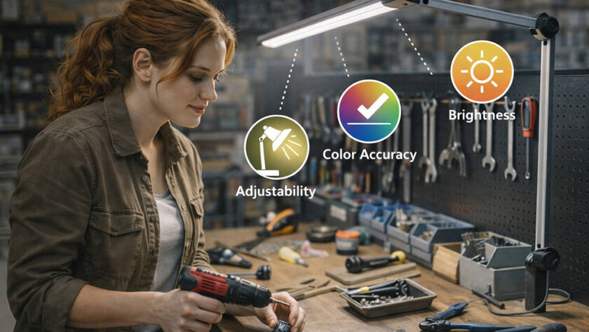 Calisma Tezgahlarinda Aydinlatmanin Onemi ve Dogru Secim Kriterleri