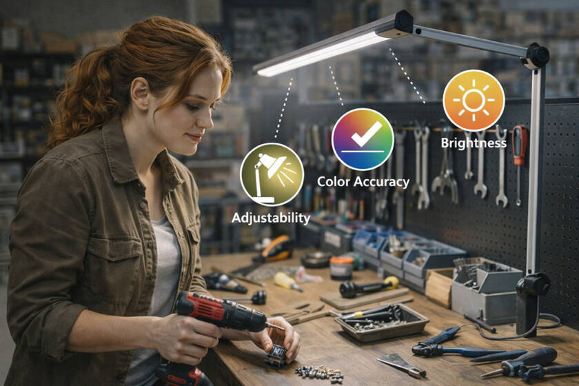 Calisma Tezgahlarinda Aydinlatmanin Onemi ve Dogru Secim Kriterleri