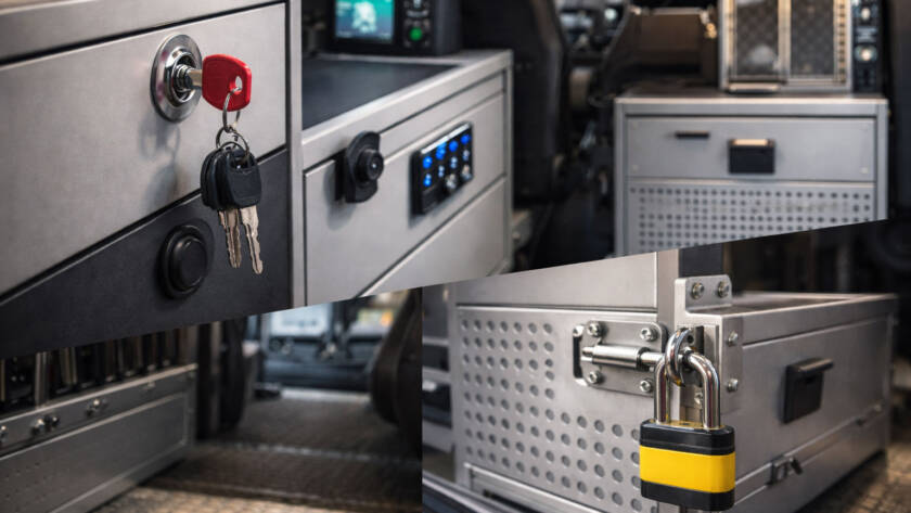 Araç İçi Dolap Sistemlerinde Kilitleme Mekanizmaları ve Güvenlik Çözümleri