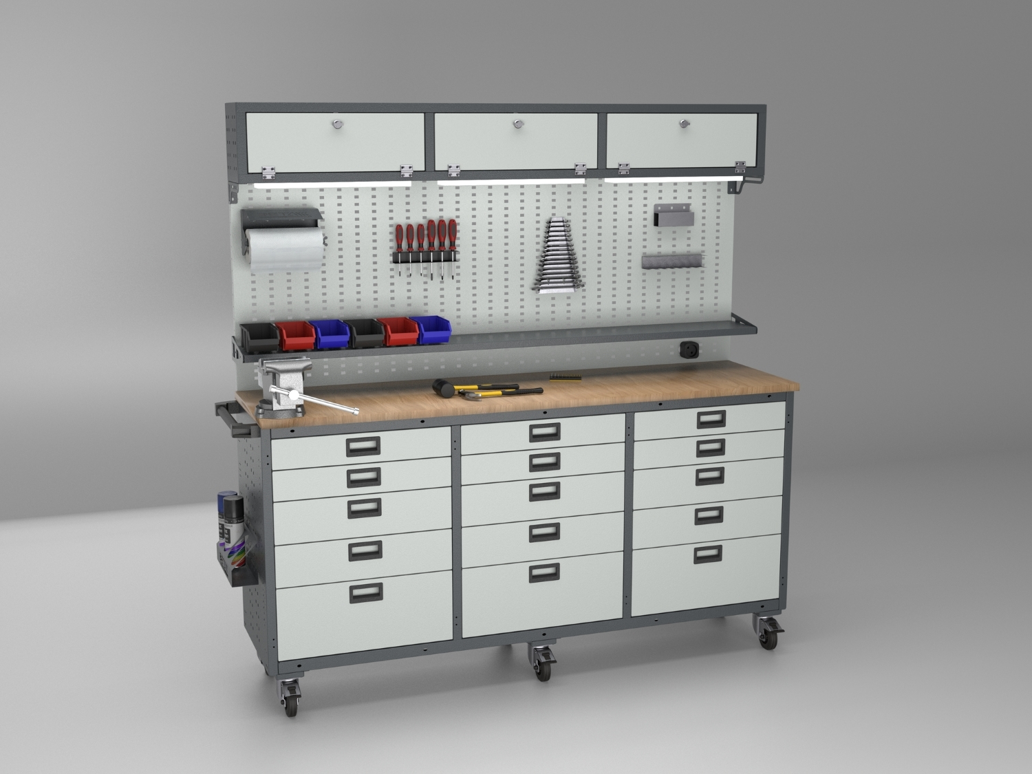 DT-15-6011 Modular Workbench-Type Tool Trolley