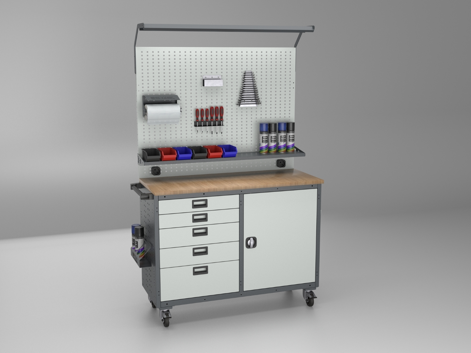 DT-15-6004 Modular Workbench-Type Tool Trolley