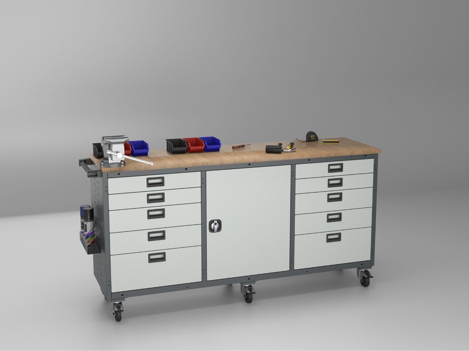 DT-15-6007 Modular Workbench-Type Tool Trolley