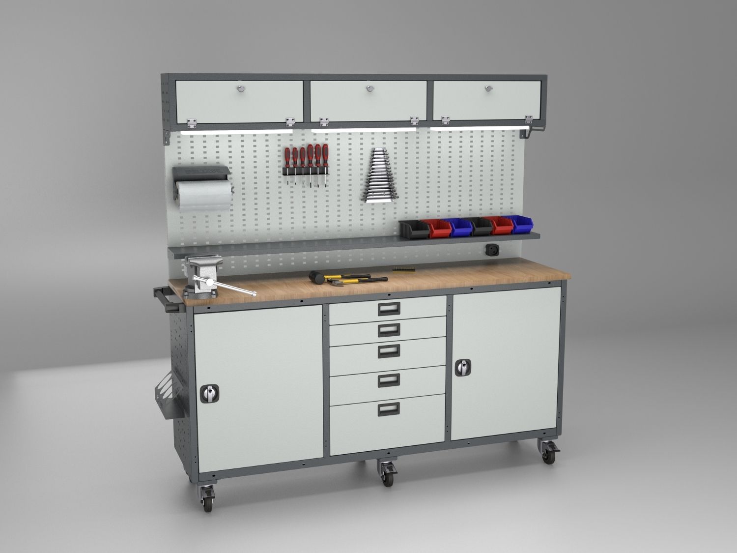 DT-15-6009 Modular Workbench-Type Tool Trolley