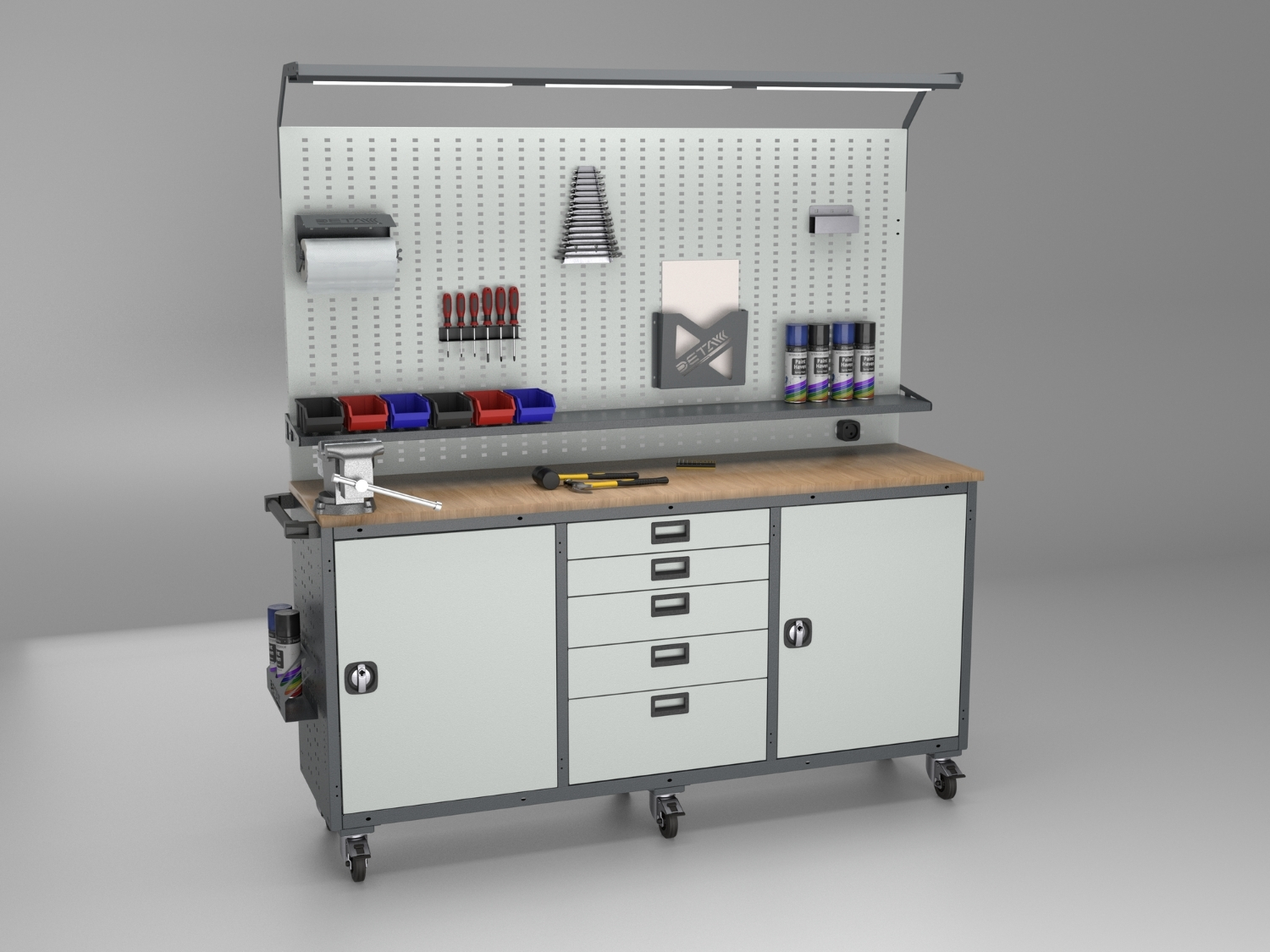 DT-15-6012 Modular Workbench-Type Tool Trolley