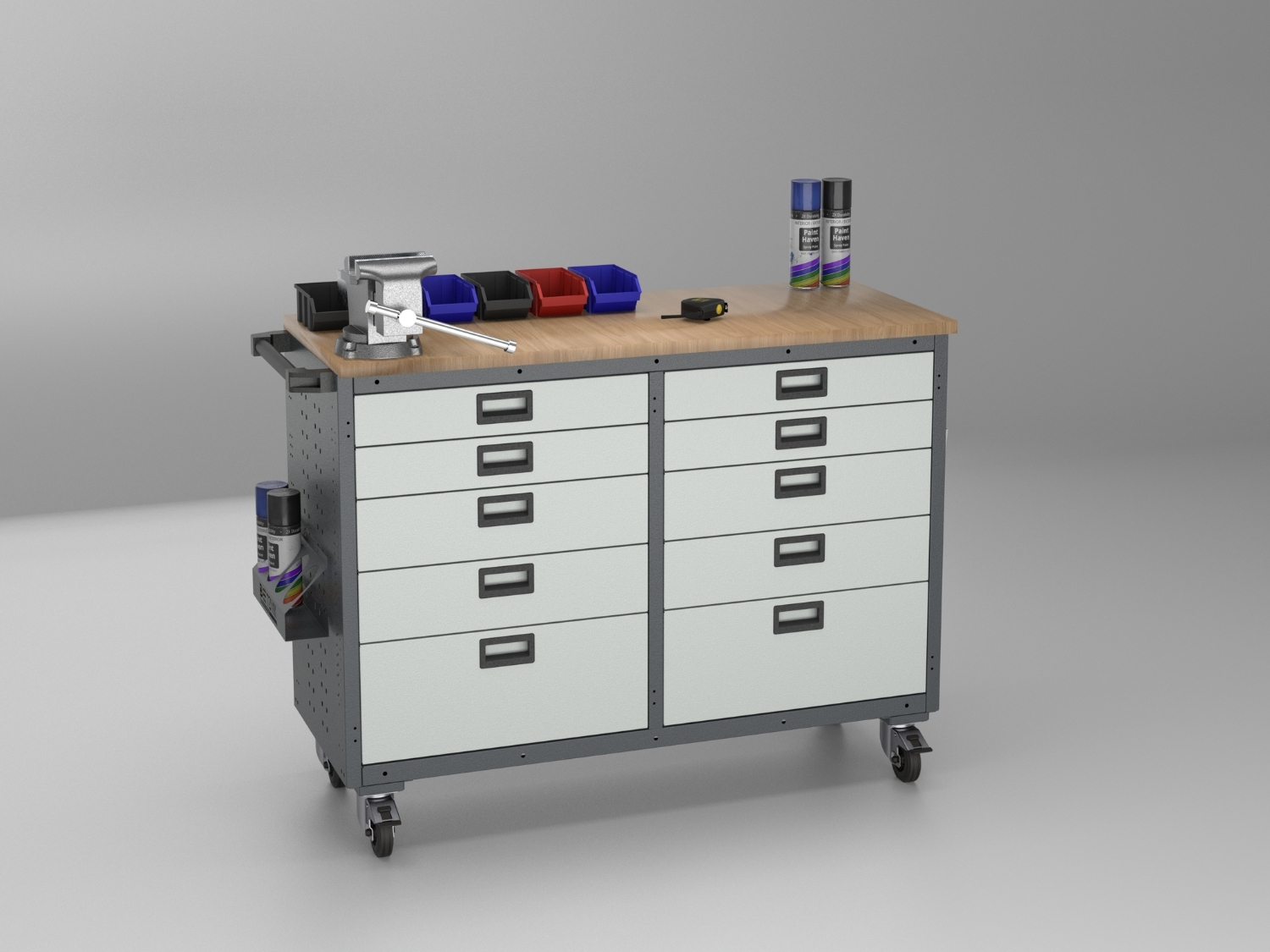 DT-15-6001 Modular Workbench-Type Tool Trolley