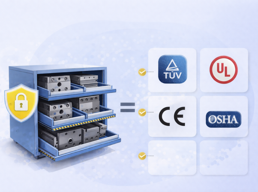 Çekmeceli Raflarda Güvenlik Standartları Hangi Sertifikalar Gerekli