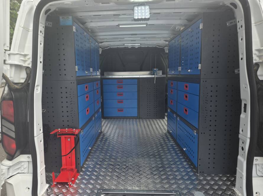 Custom modular industrial cabinet suitable for tailored workstation projects